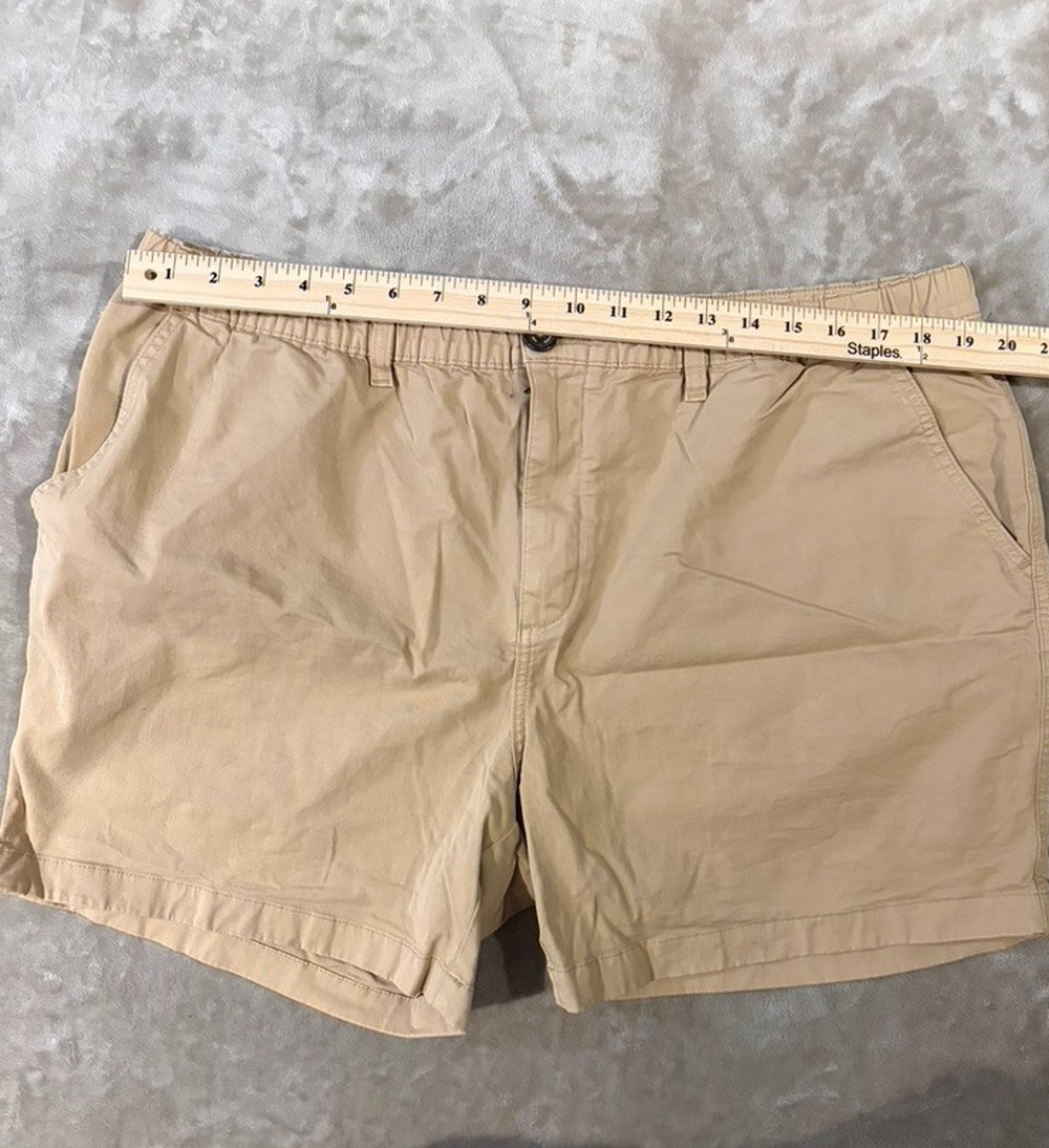 Chubbies The Travertines 5.5” Original Stretch Twill Shorts Men’s XXL Khaki
